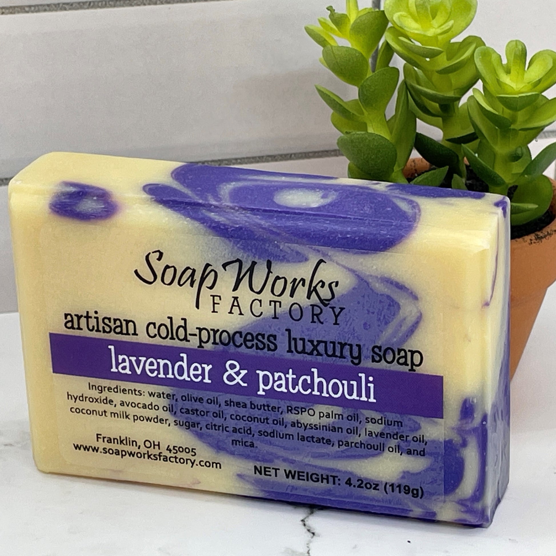 natural lavender handmade soap