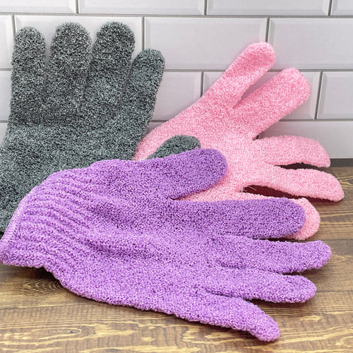 Exfoliating Bath and Shower Glove in 3 Colors - Soapworks Factory (5982048551069)