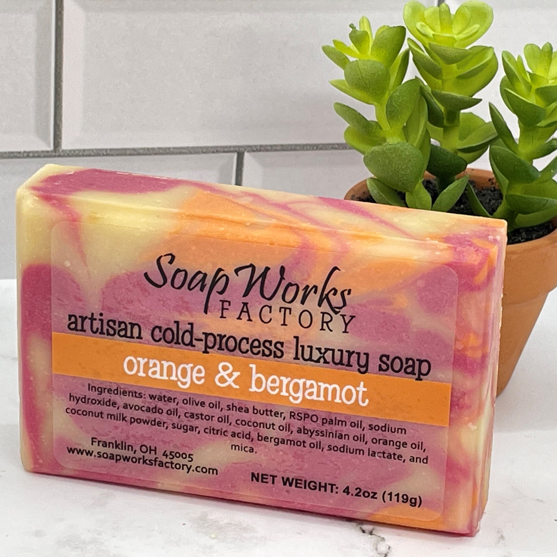 the best handmade orange soap