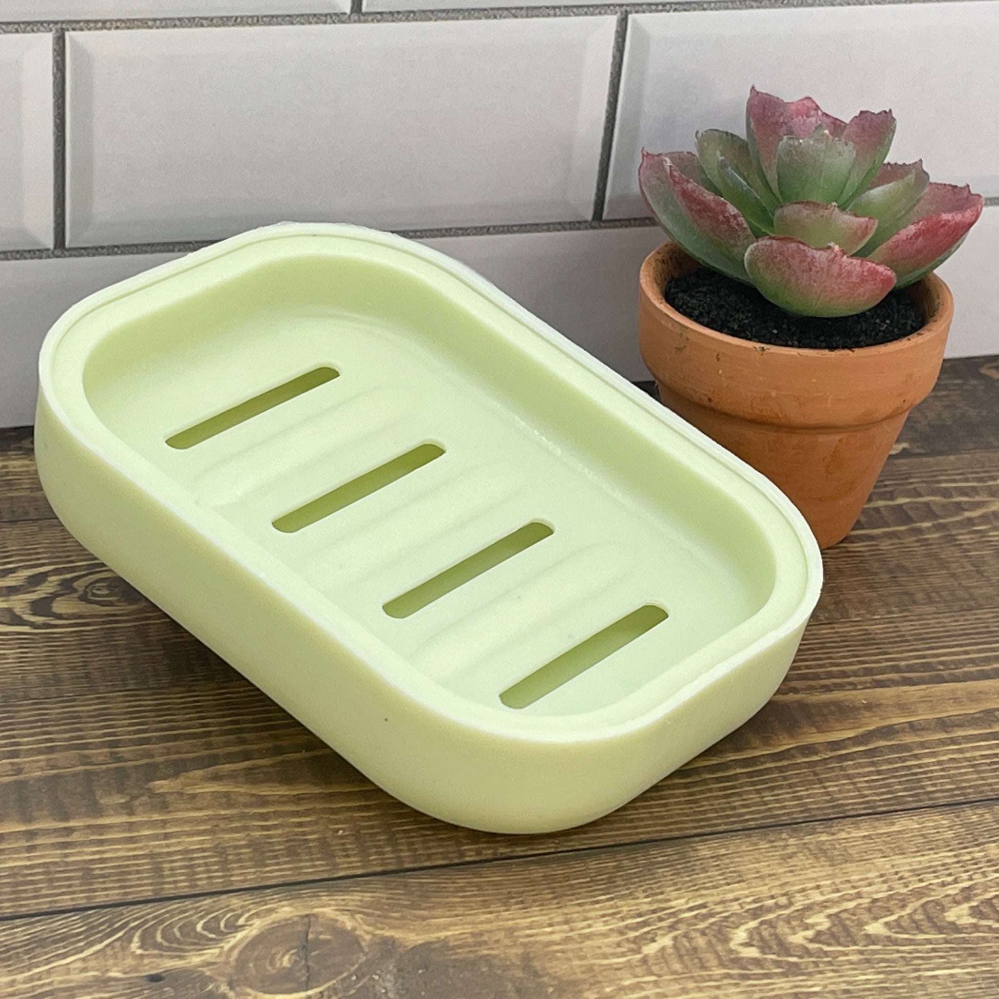 Plastic Two-Part Soap Tray in 2 Colors - Soapworks Factory (5845668954269)