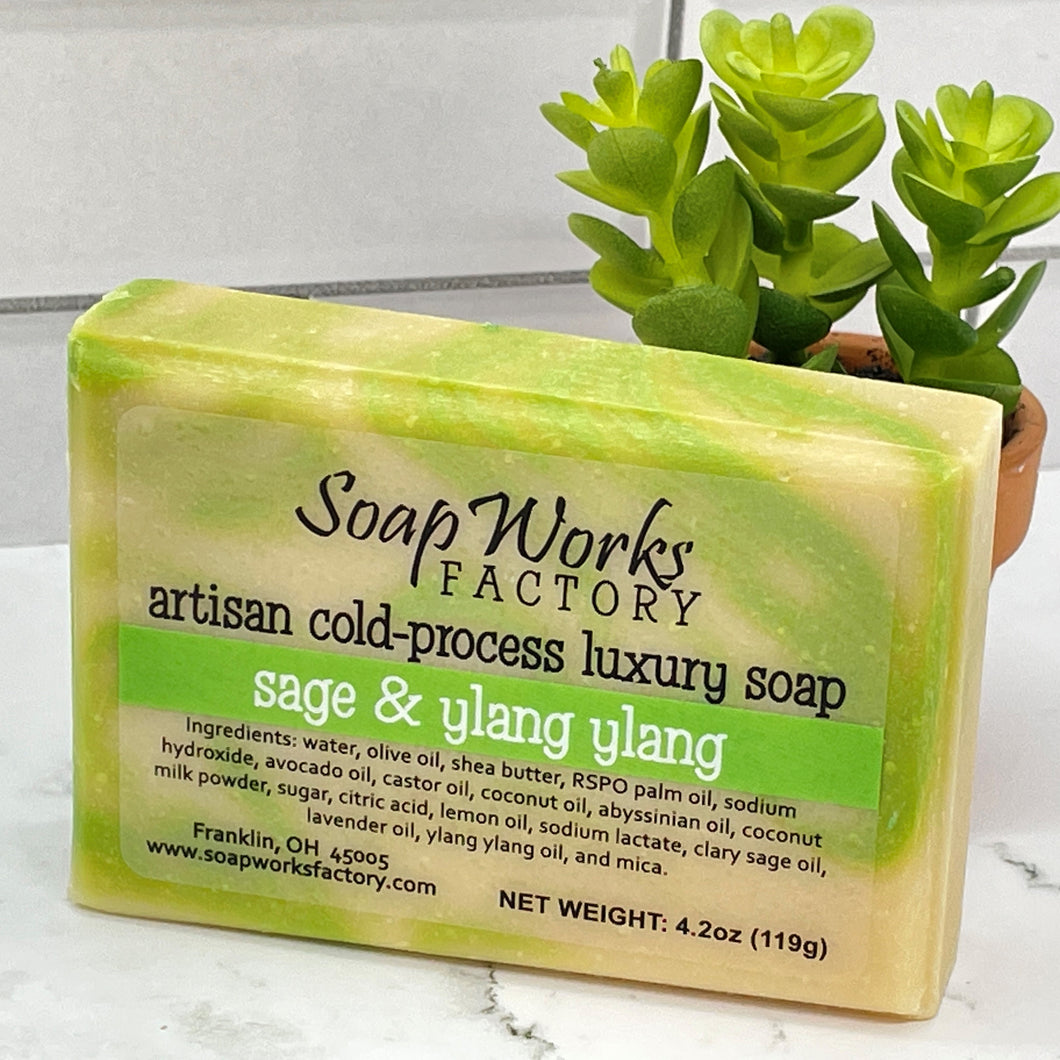 Sage handmade soap for sale