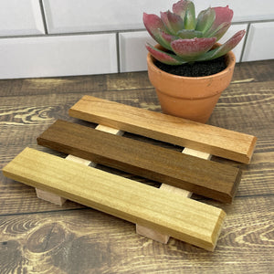 soap tray made of wood