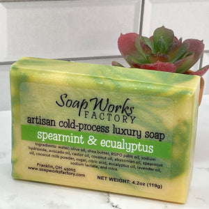 spearmint handmade soap