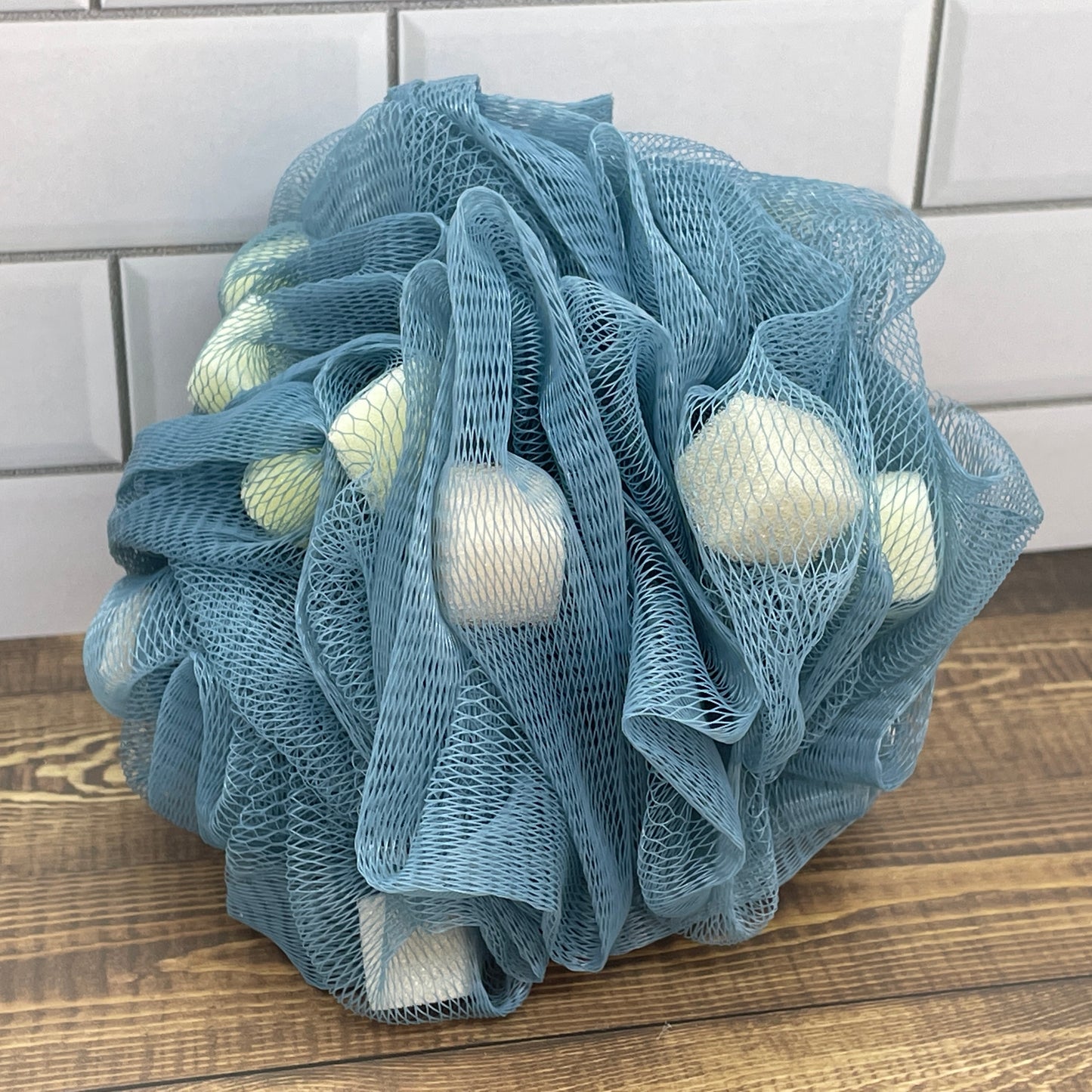 Sponge-Filled Nylon Shower Pouf in 4 Colors - Soapworks Factory (5674684088477)