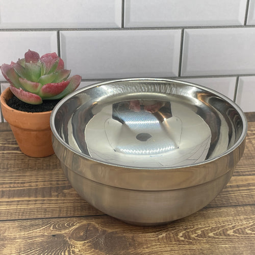 Stainless Steel Shave Bowl - Soapworks Factory (5840748249245)